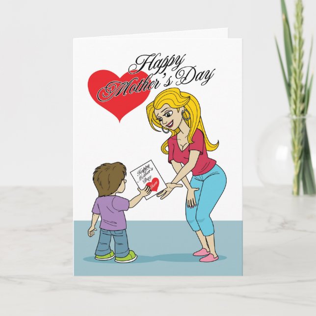 Tarjeta El día de madre #156 (Anverso)