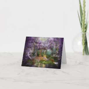 Tarjeta El día de madre del lago wisteria ArtCard