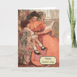 Tarjeta El día de madre del vintage de Jessie Willcox