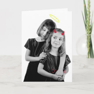 Tarjeta El día de madre: El bien y el mal