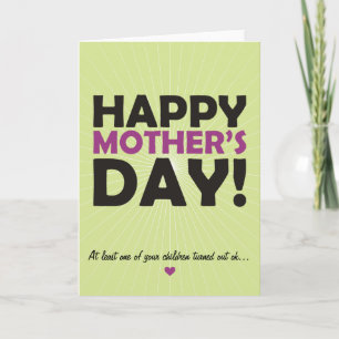 Tarjeta El día de madre feliz