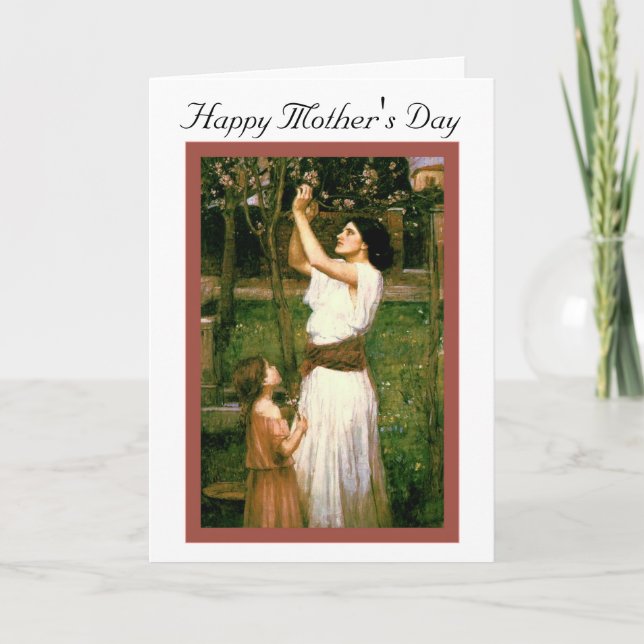 Tarjeta El día de madre feliz (Anverso)