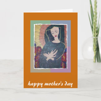 Tarjeta el día de madre feliz
