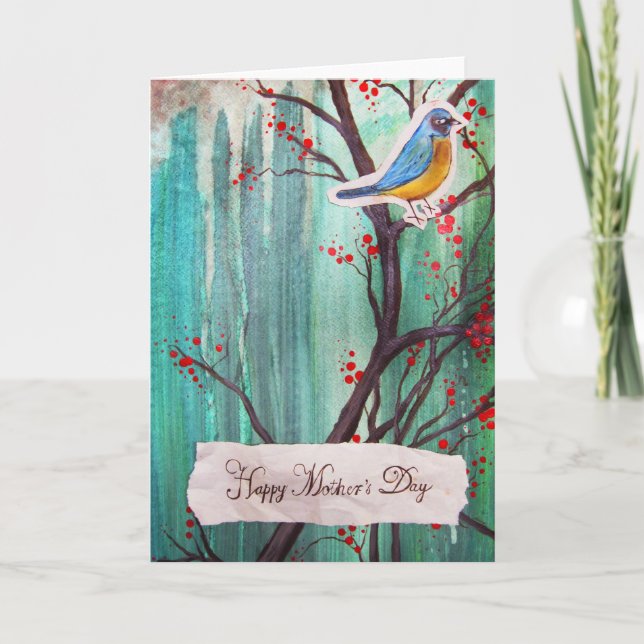 Tarjeta El día de madre feliz (Anverso)