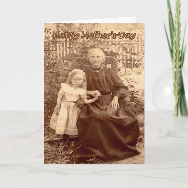 Tarjeta El día de madre feliz de la hija, humor del (Anverso)