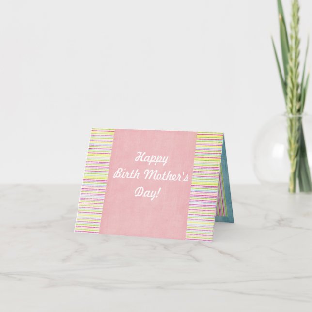 Tarjeta ¡El día de madre feliz de nacimiento! (Anverso)