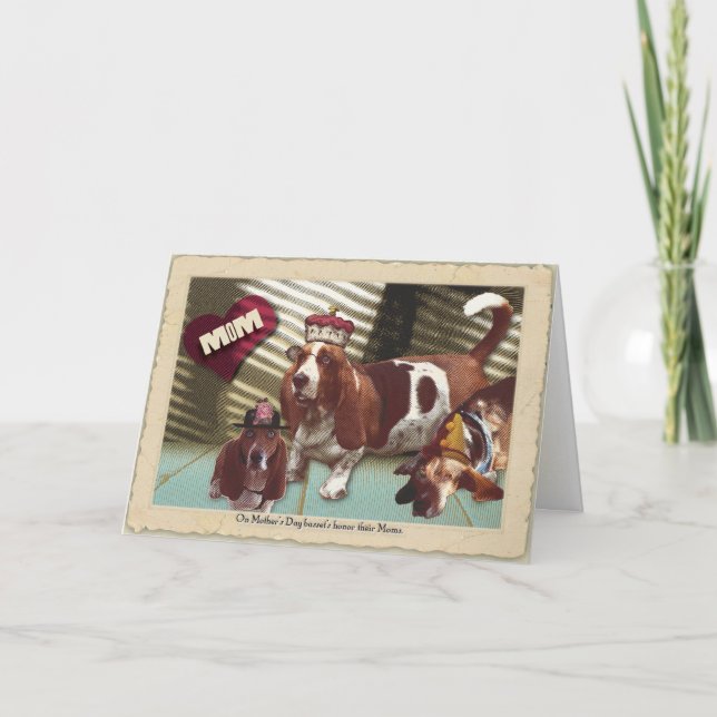 Tarjeta El día de madre feliz del afloramiento (Anverso)