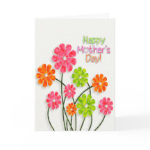 El día de madre - flores brillantes de la