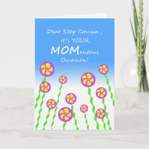 Tarjeta El día de madre para el primo del paso, ocasión