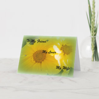 Tarjeta El día de madre para mi esposa