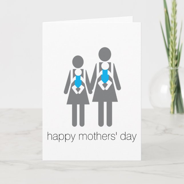Tarjeta ¡El día de madres feliz! (Anverso)