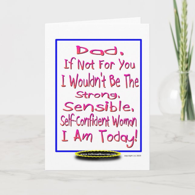 Tarjeta El día de padre (Anverso)