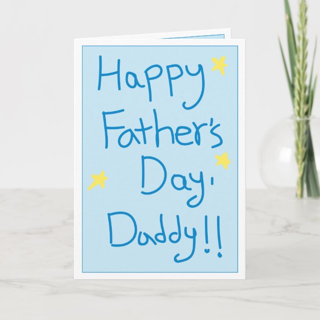 Tarjeta El día de padre: Amor (Anverso)