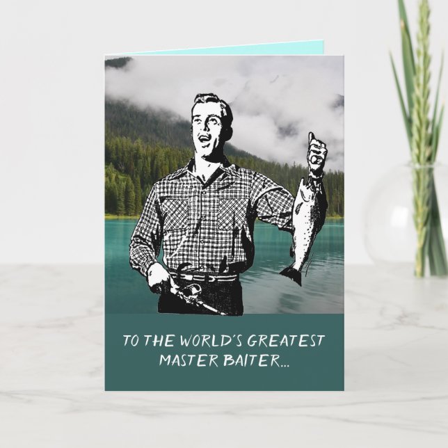 Tarjeta El día de padre de encargo principal más grande (Anverso)