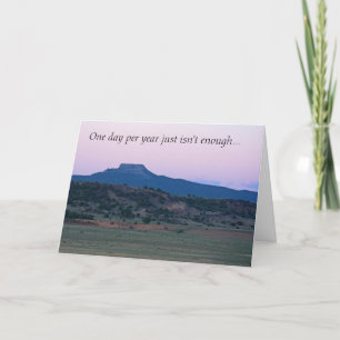 Tarjeta El día de padre de la foto del paisaje de la