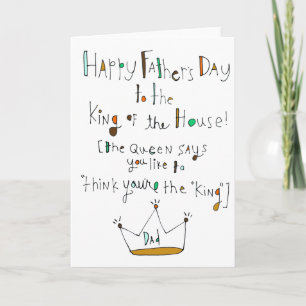Tarjeta El día de padre feliz