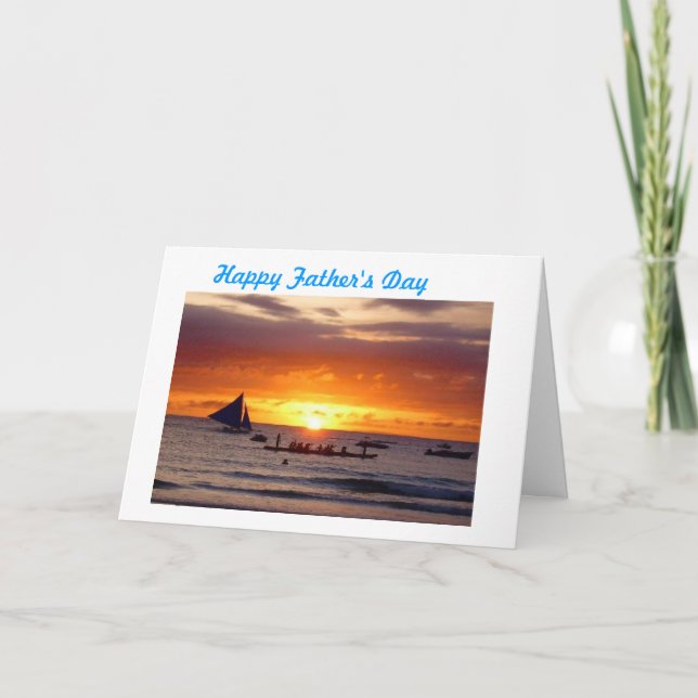 TARJETA EL DÍA DE PADRE FELIZ (Anverso)