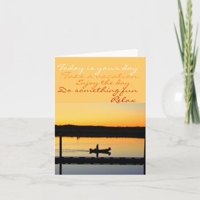 Tarjeta El día de padre feliz (Anverso)