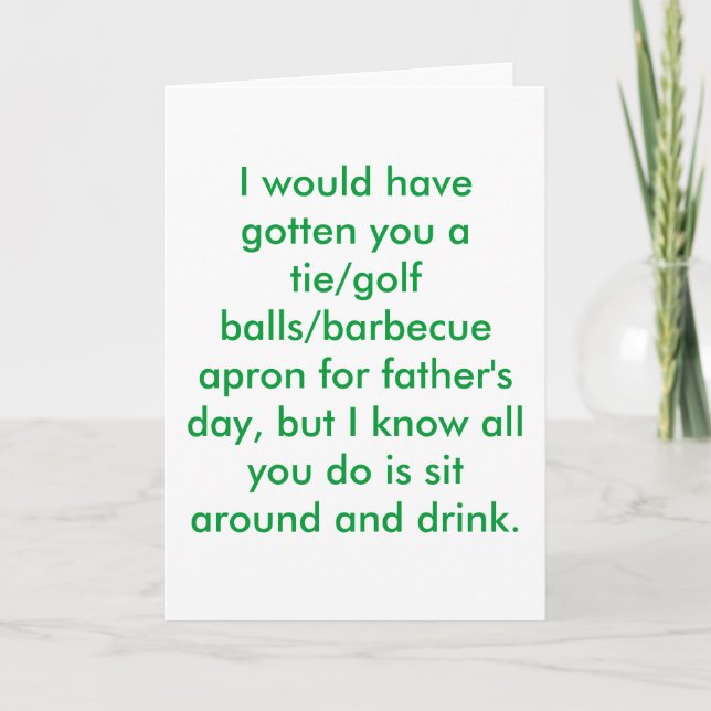 Tarjeta ¡el día de padre feliz! (Anverso)