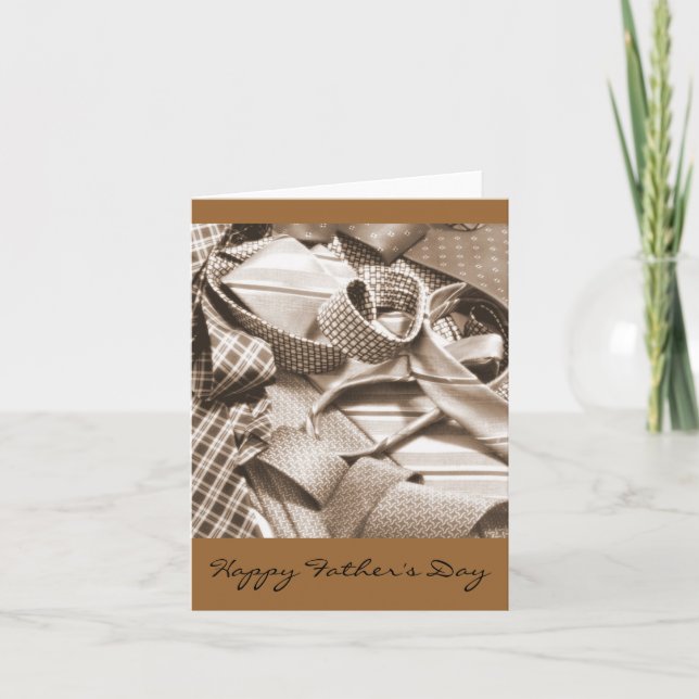 Tarjeta El día de padre feliz (Anverso)