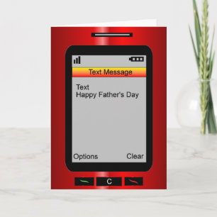 Tarjeta El día de padre feliz