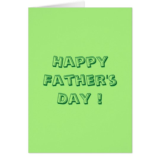 Tarjeta El día de padre feliz