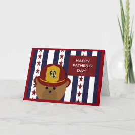 Tarjeta ¡El día de padre feliz a mi héroe y papá del