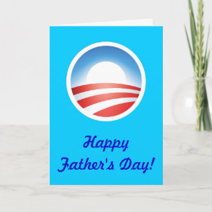 Tarjeta ¡El día de padre feliz de Obama!