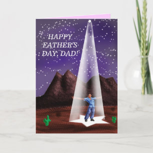 Tarjeta El día de padre feliz de su hija