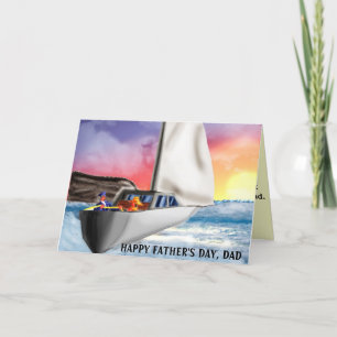 Tarjeta El DÍA de PADRE FELIZ, PAPÁ de su hijo