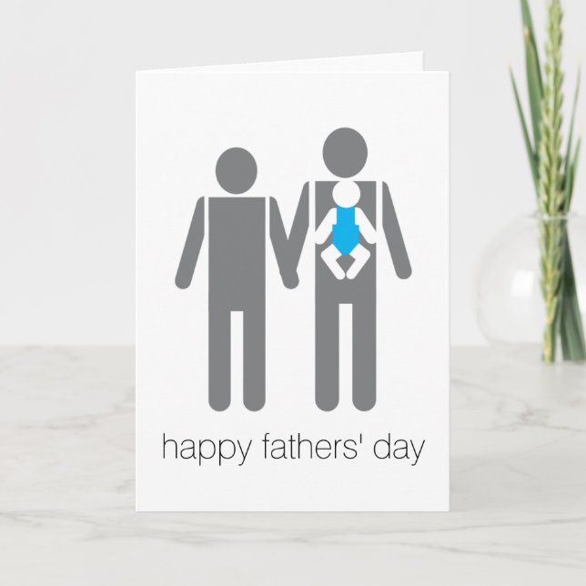 Tarjeta ¡El día de padres feliz!! (Anverso)