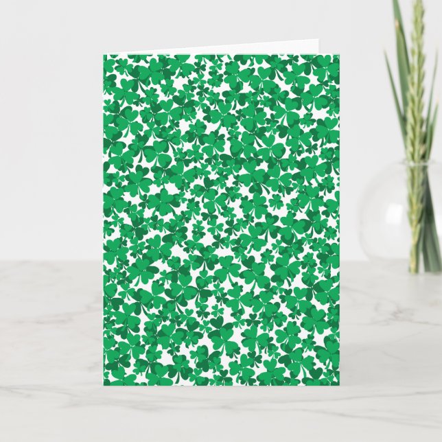 Tarjeta El Día de San Patricio (Anverso)
