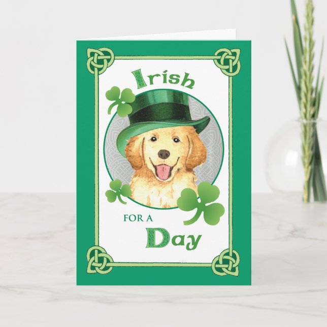 Tarjeta El Día de San Patricio (Anverso)