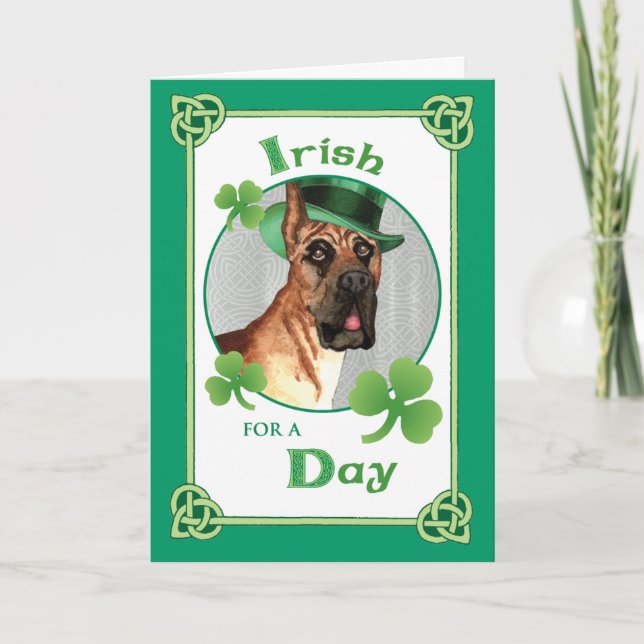 Tarjeta El Día de San Patricio (Anverso)
