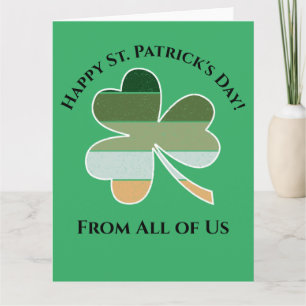 Tarjeta El día de San Patricio perturbó al afortunado Sham