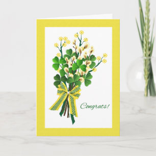 Tarjeta El Día de San Patricio promete felicitaciones a la