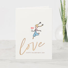 Tarjeta el día de San Valentín