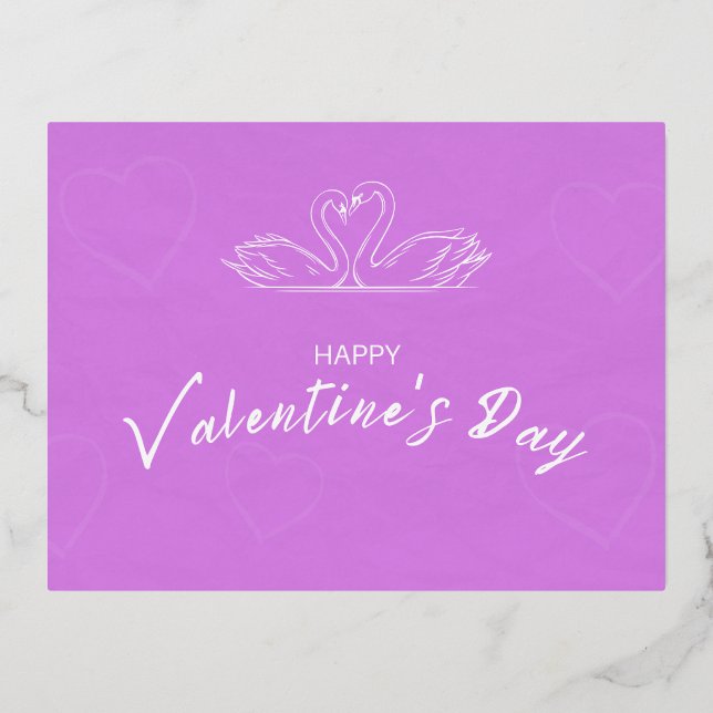 Tarjeta el día de San Valentín (Anverso)