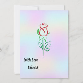 Tarjeta el día de San Valentín