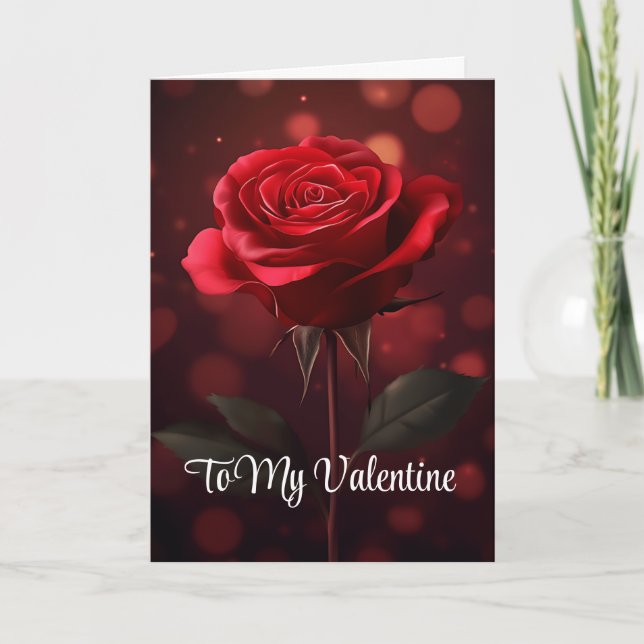 Tarjeta el día de San Valentín (Anverso)