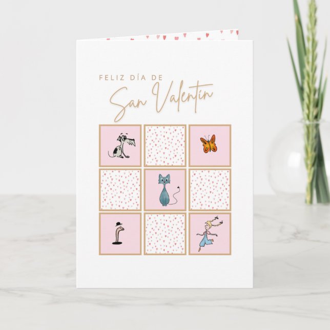 Tarjeta el día de San Valentín (Anverso)