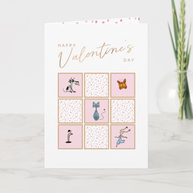 Tarjeta el día de San Valentín (Anverso)