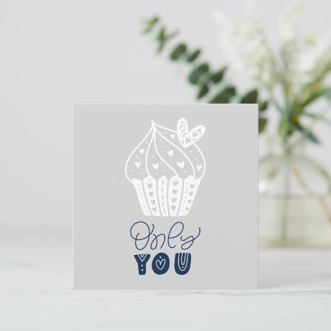 Tarjeta el día de San Valentín (Anverso de pie)