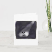 tarjeta el día de San Valentín - baile romántico