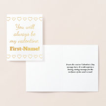 Tarjeta El día de San Valentín básica y de Persona