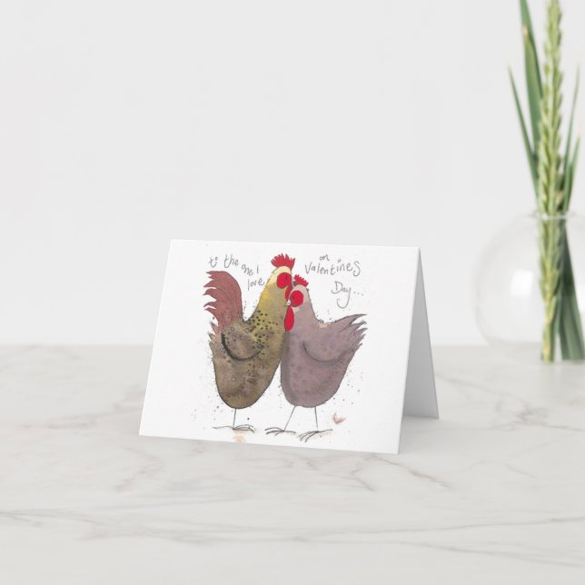 Tarjeta el día de San Valentín - Chicas enamoradas (Anverso)