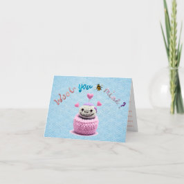 Tarjeta El día de San Valentín común Joe Wooly