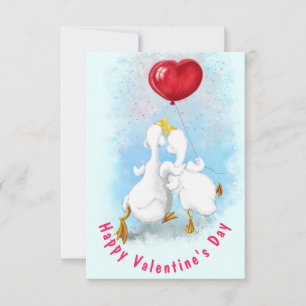 Tarjeta el día de San Valentín con amor de duque d