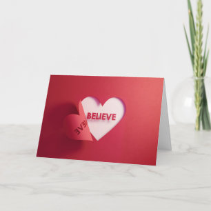 Tarjeta El día de San Valentín cristiana