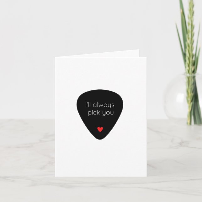 Tarjeta El día de San Valentín Cute para los amant (Anverso)